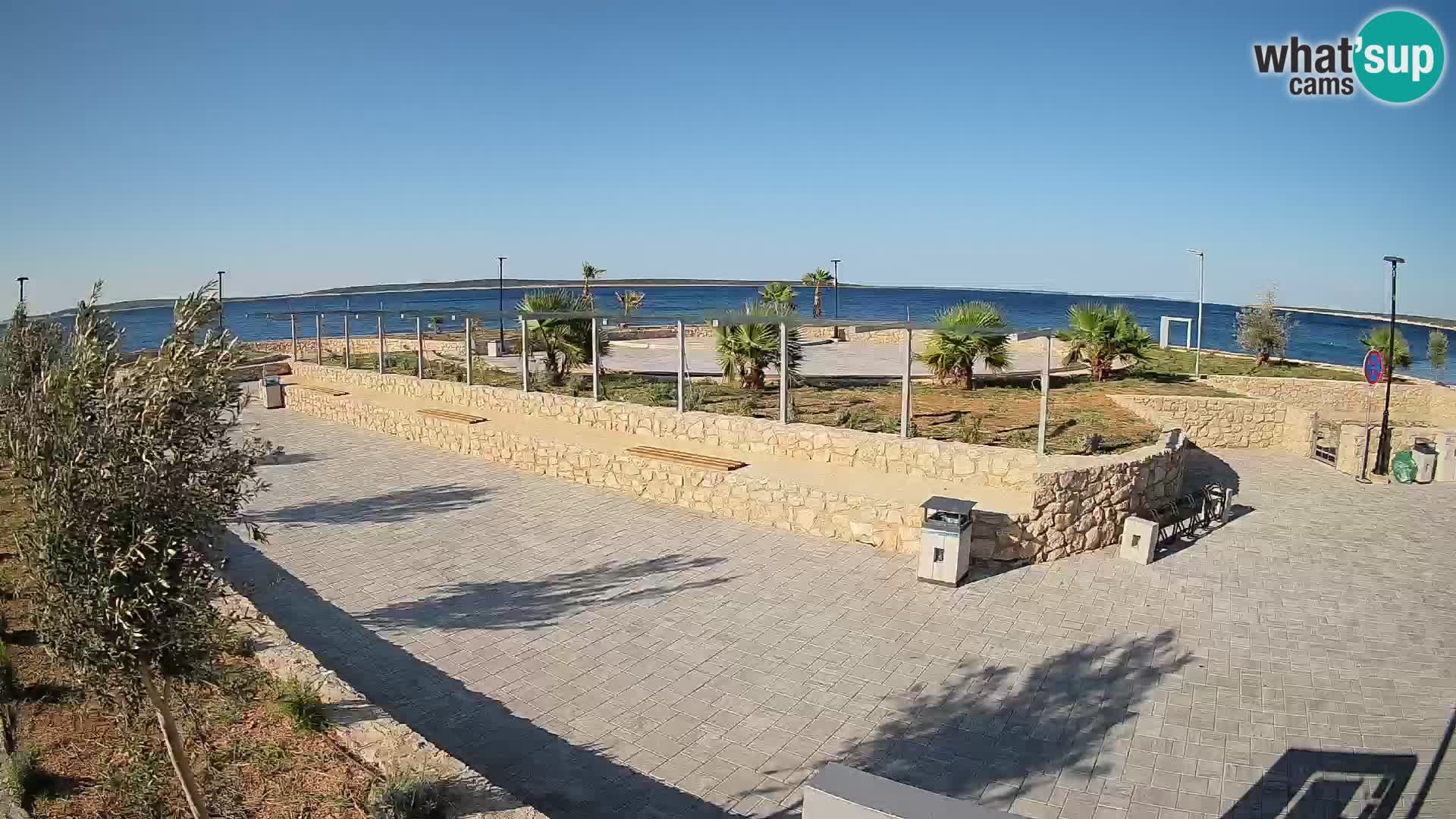 Webcam Mandre – Scène estivale Velika điga | Île de Pag