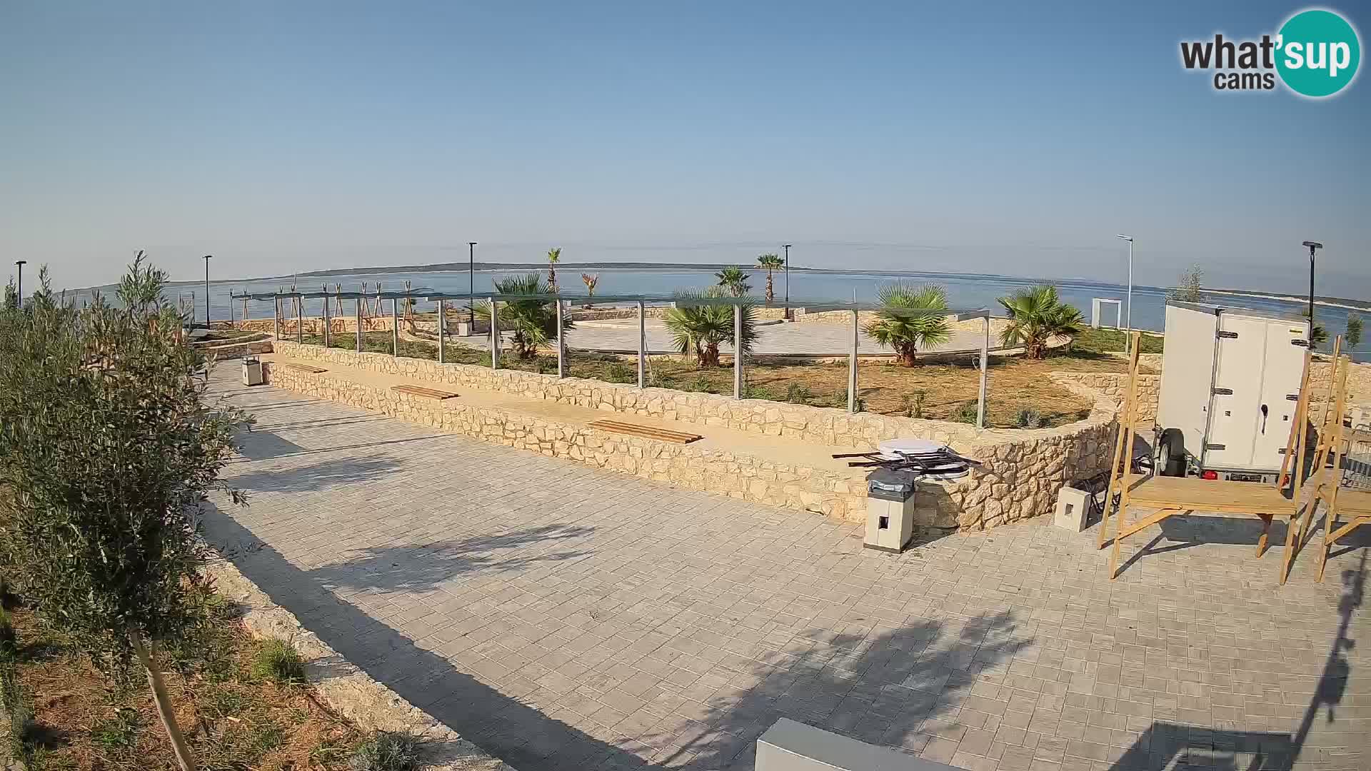 Webcam Mandre – Palco estivo Velika điga | Isola di Pag