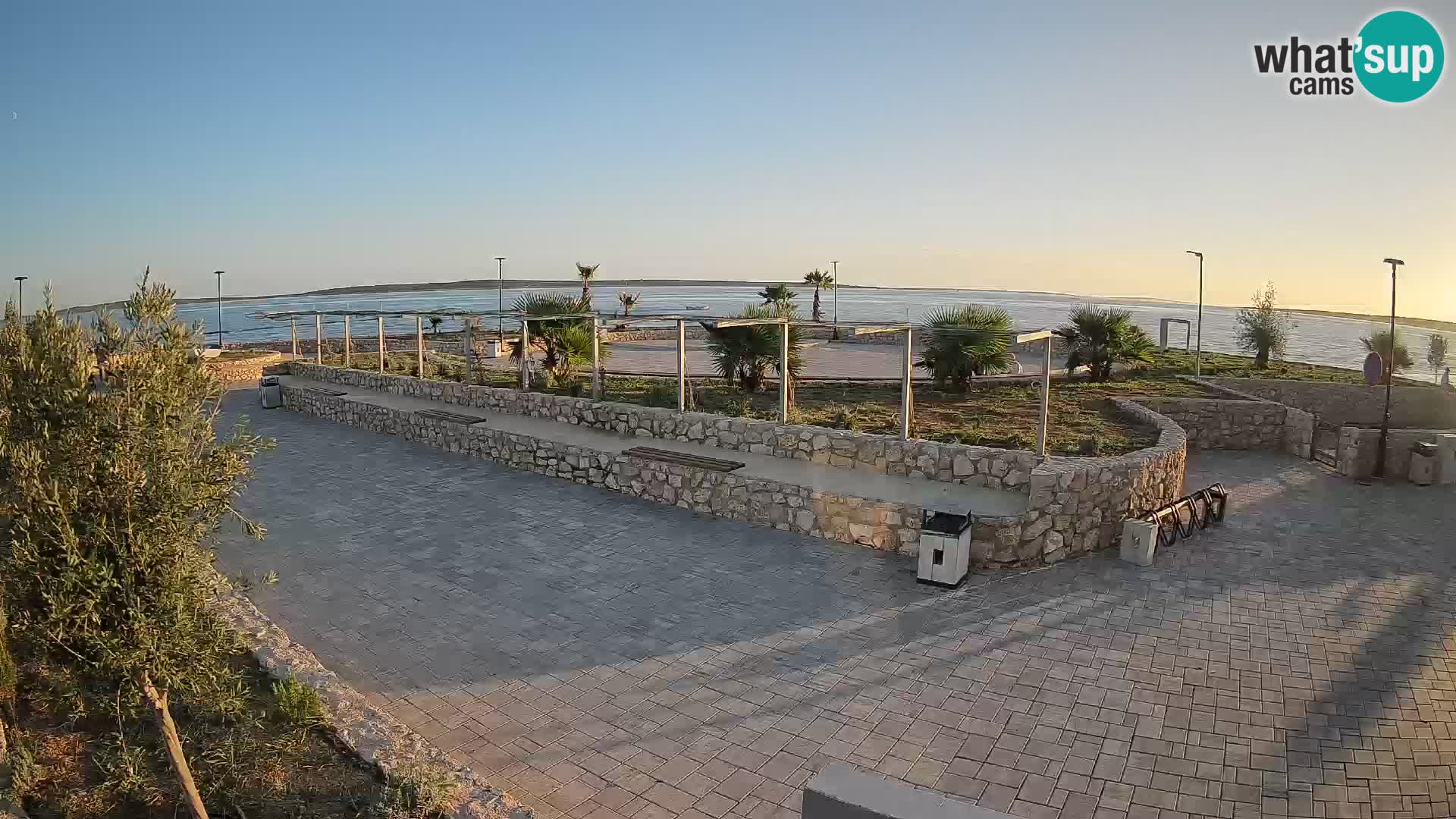 Webcam Mandre – Escenario de verano Velika điga | Isla de Pag