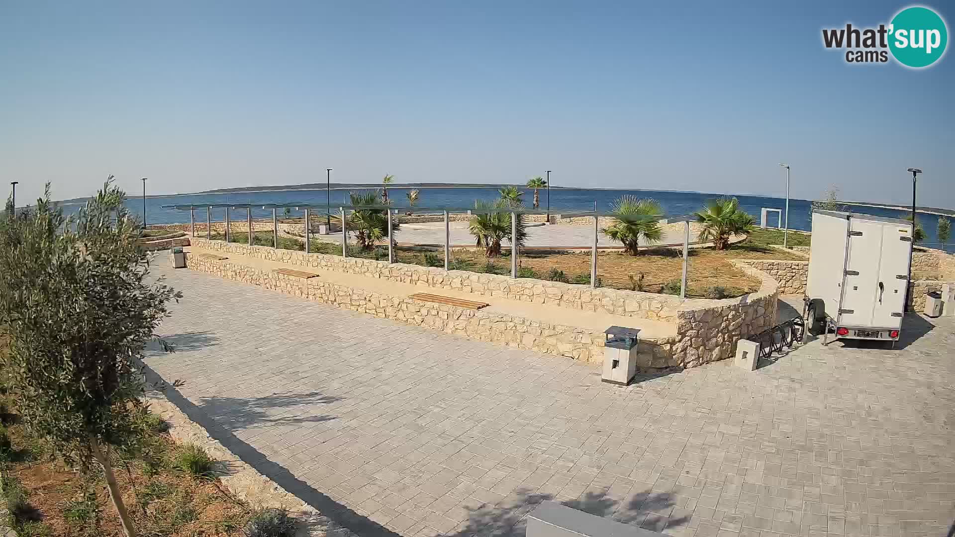 Webcam Mandre – Scène estivale Velika điga | Île de Pag