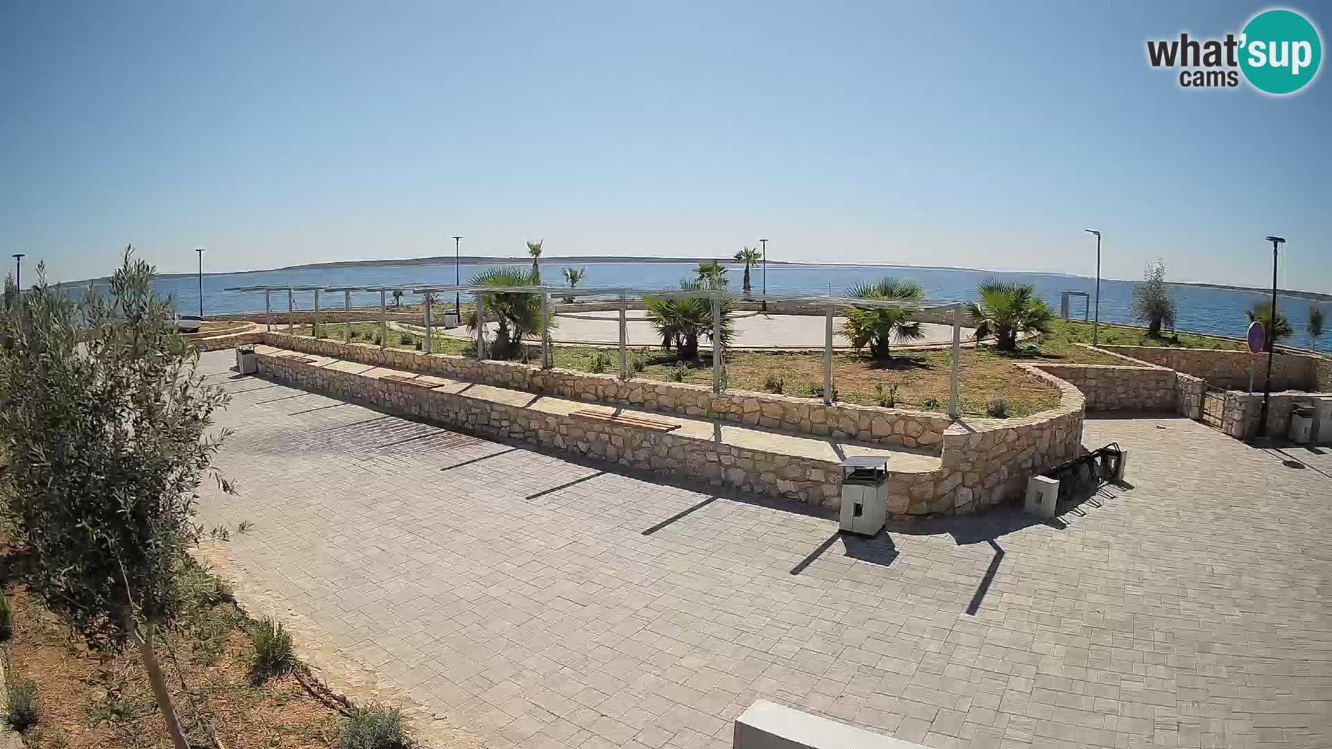 Mandre Summer Stage Webcam – Velika điga | Pag Island