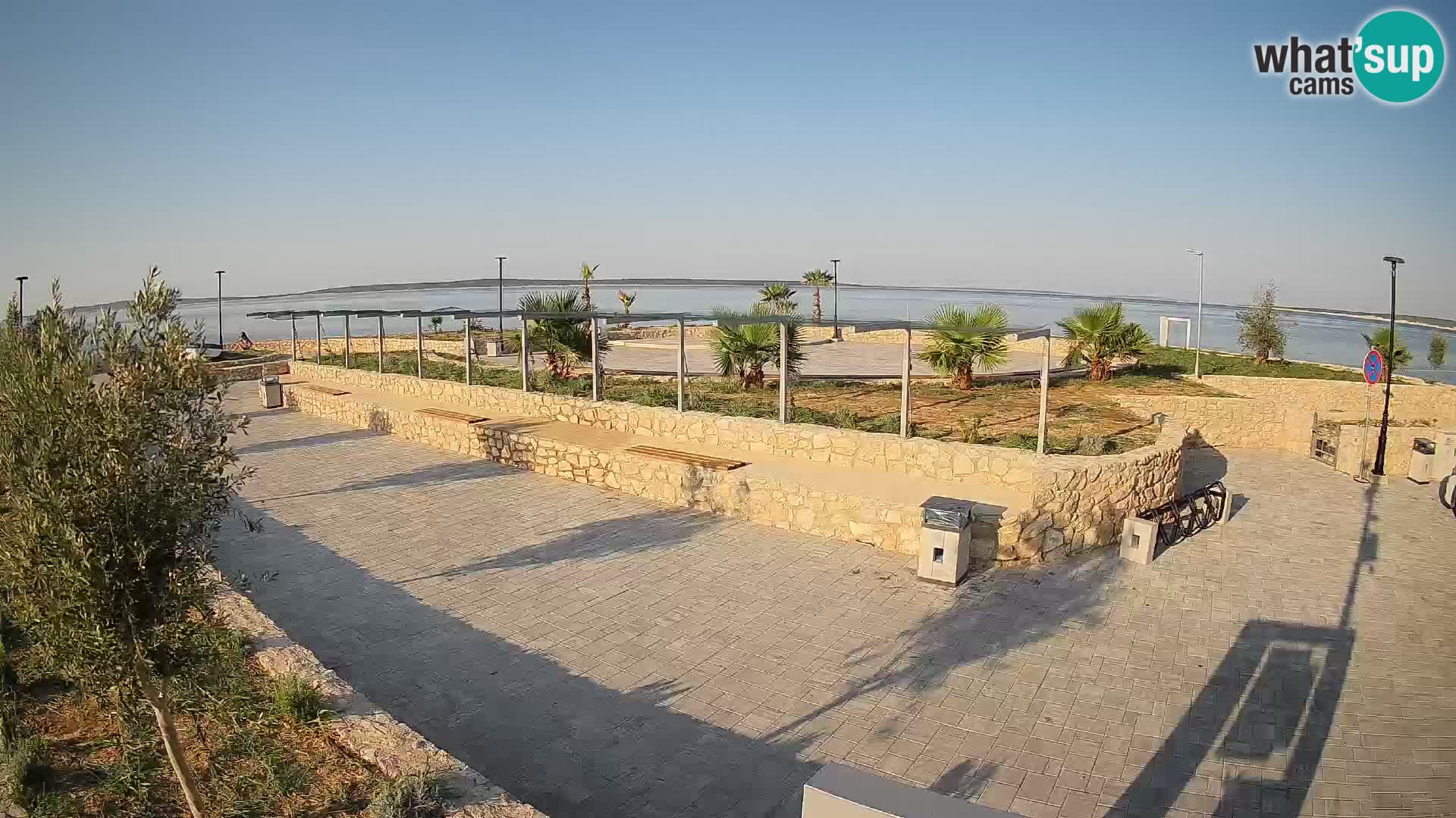 Webcam Mandre – Escenario de verano Velika điga | Isla de Pag