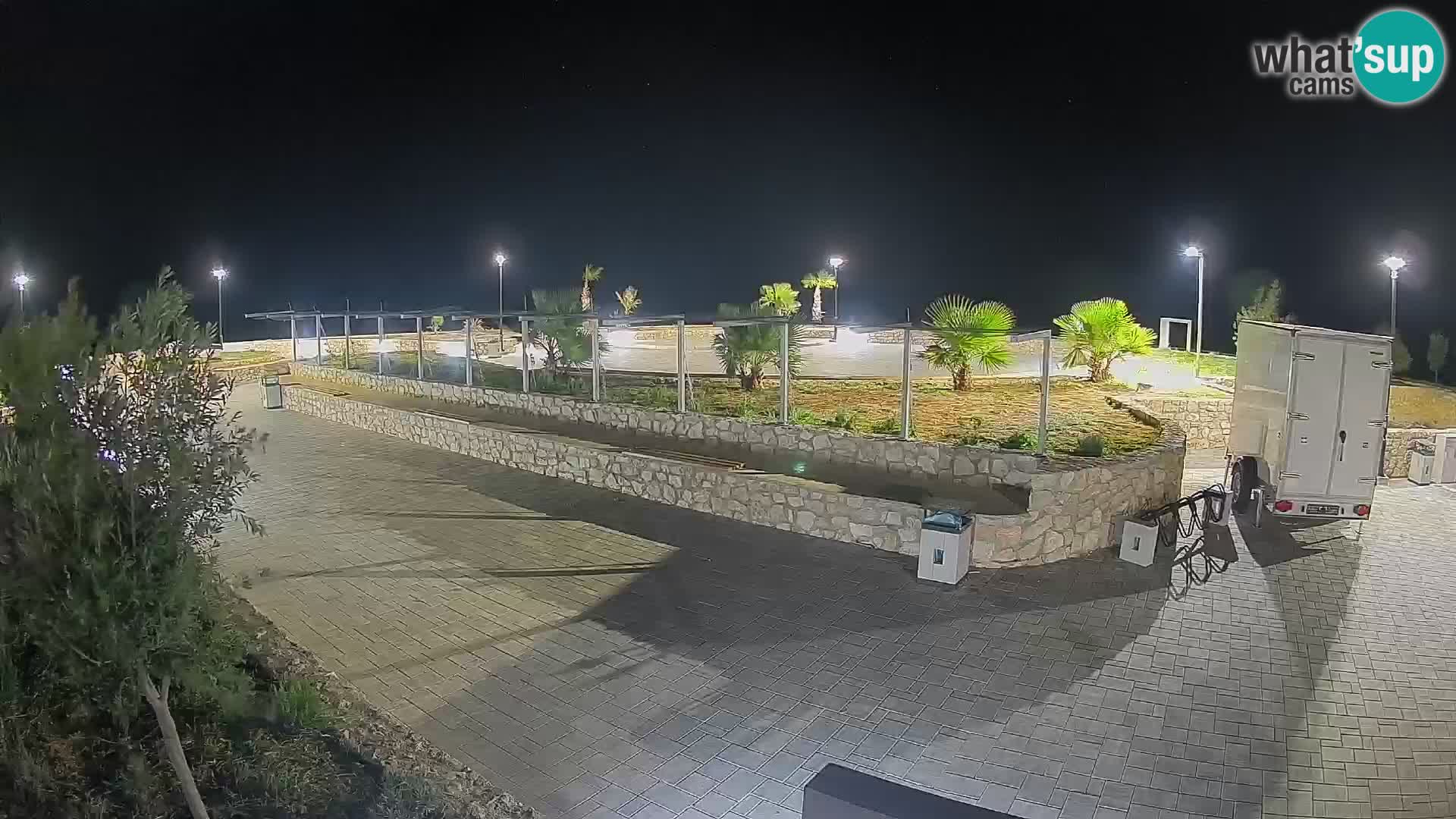 Mandre Summer Stage Webcam – Velika điga | Pag Island