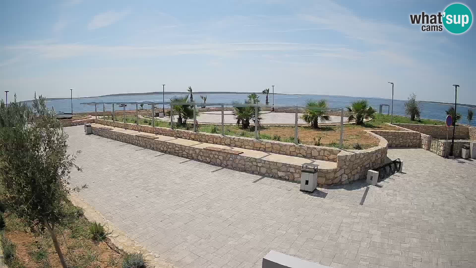 Webcam Mandre – Scène estivale Velika điga | Île de Pag
