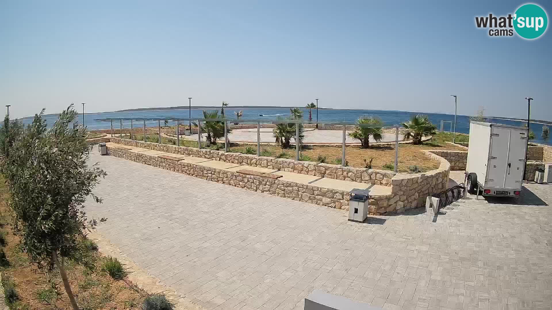 Webcam Mandre – Scène estivale Velika điga | Île de Pag