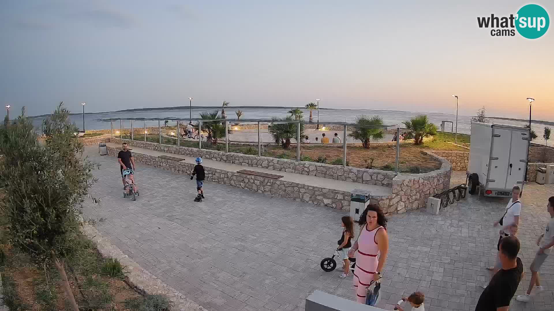 Mandre Summer Stage Webcam – Velika điga | Pag Island