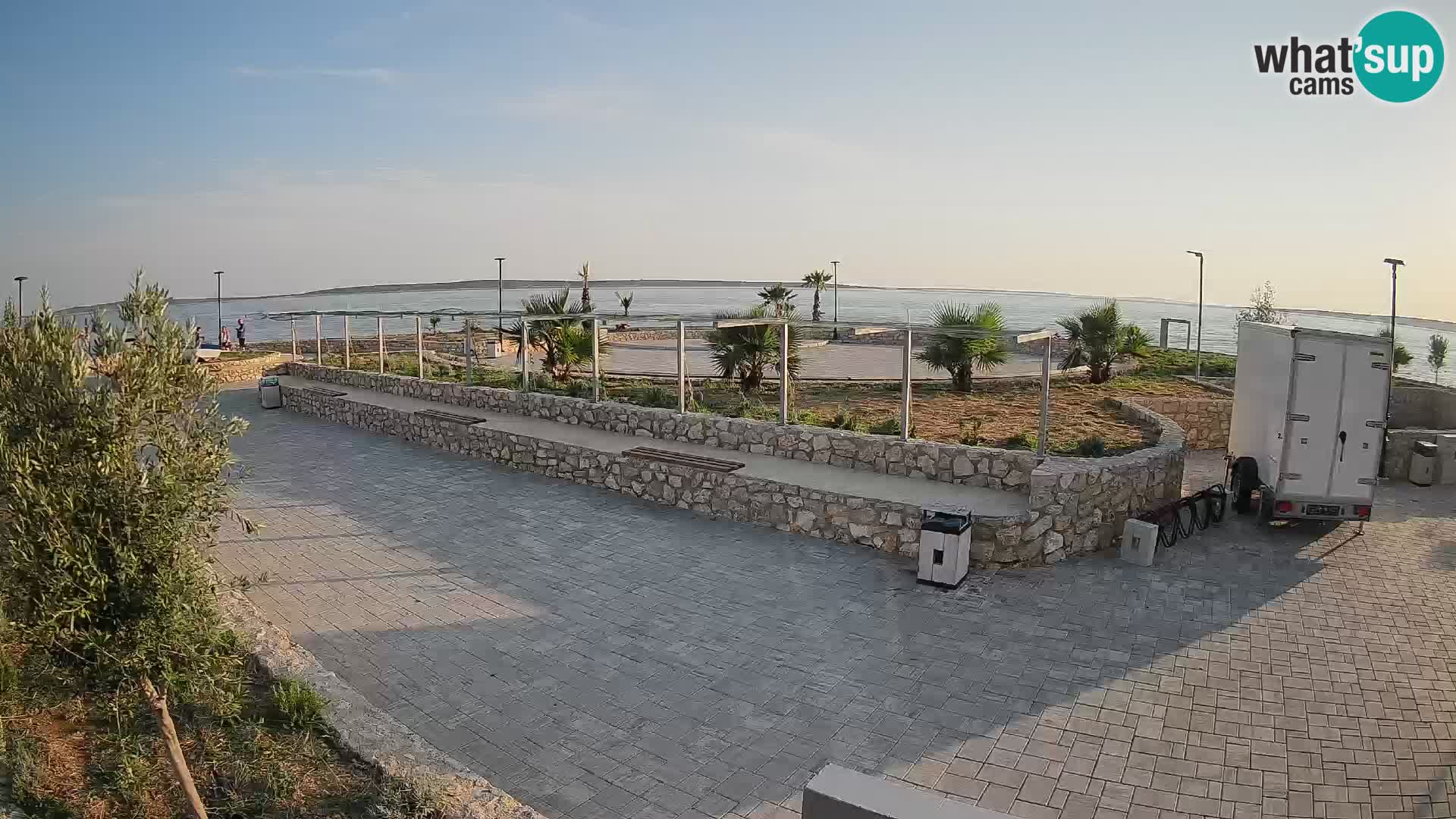 Webcam Mandre – Escenario de verano Velika điga | Isla de Pag