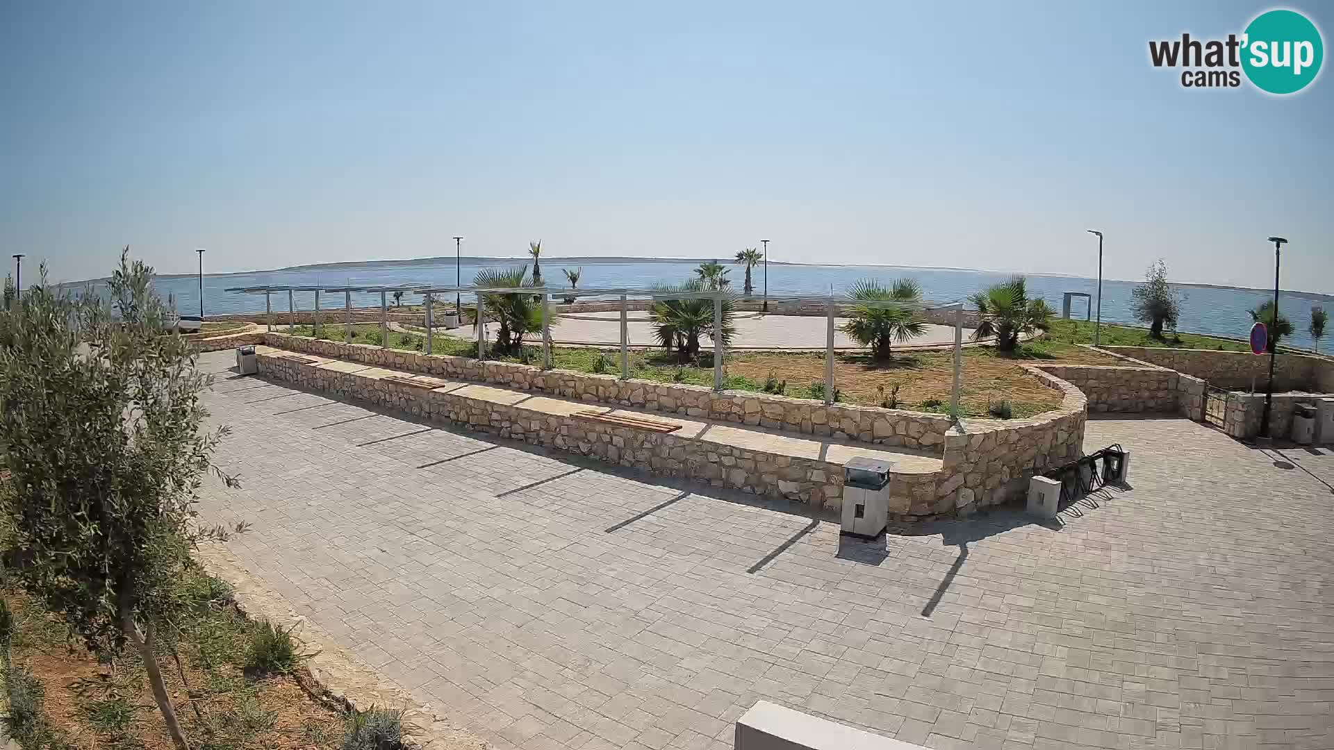 Webcam Mandre – Escenario de verano Velika điga | Isla de Pag