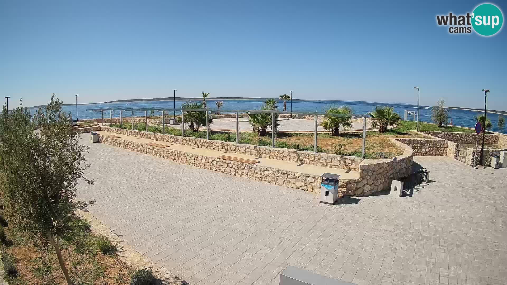 Webcam Mandre – Escenario de verano Velika điga | Isla de Pag