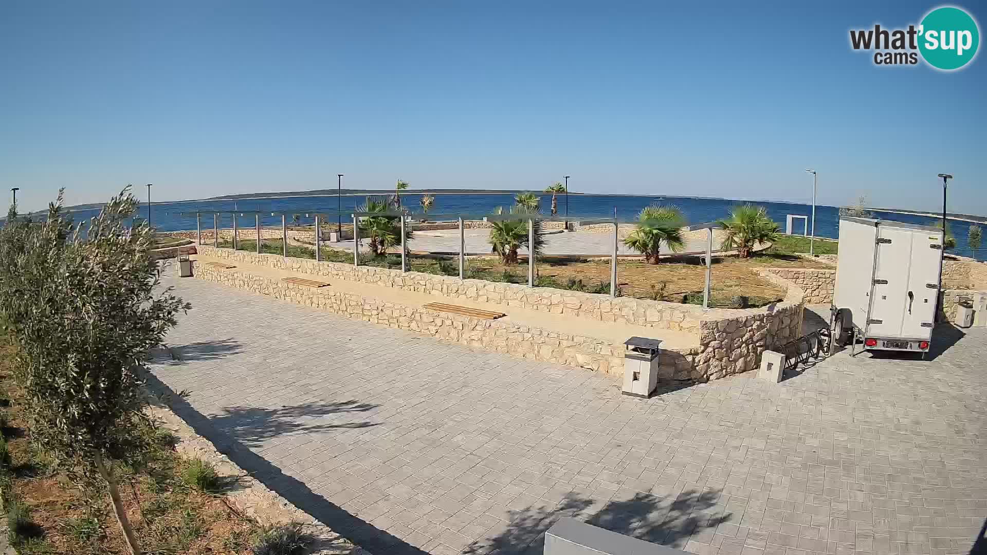 Webcam Mandre – Palco estivo Velika điga | Isola di Pag