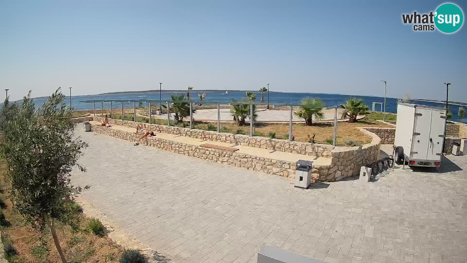 Mandre Summer Stage Webcam – Velika điga | Pag Island