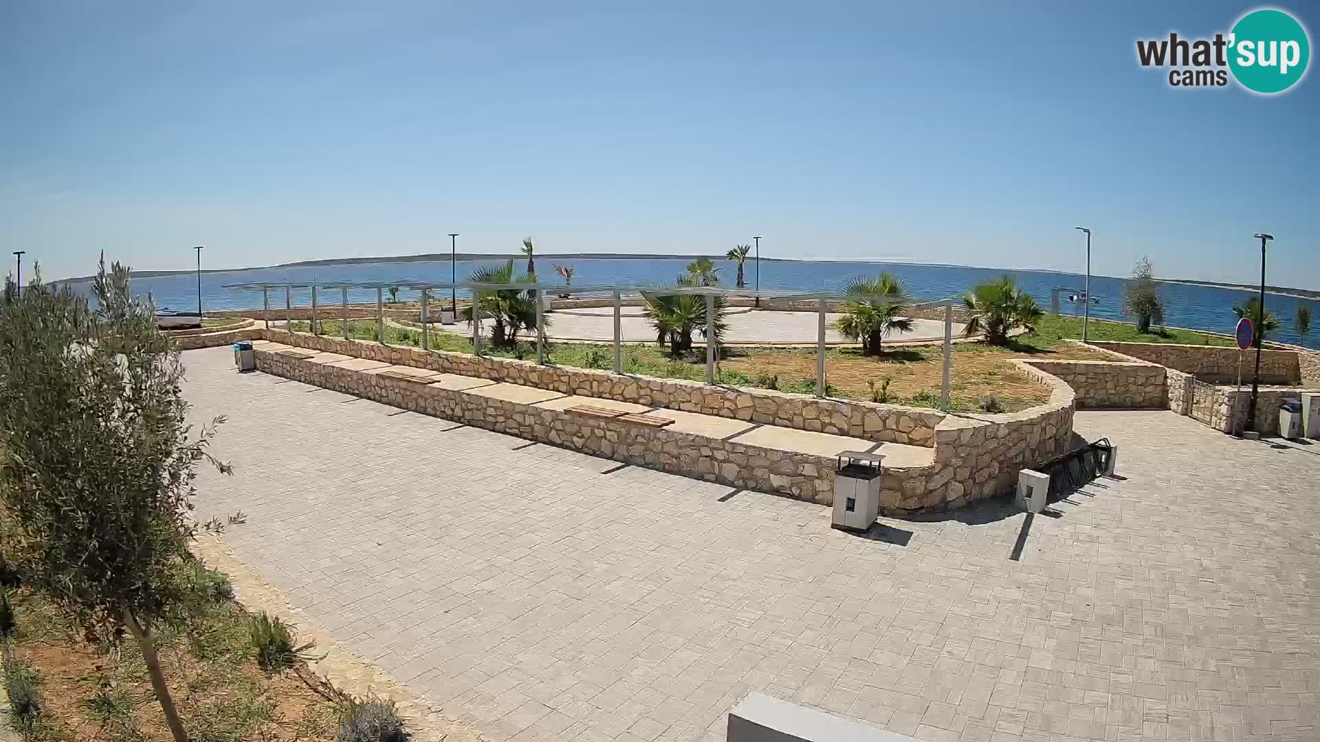 Mandre Summer Stage Webcam – Velika điga | Pag Island