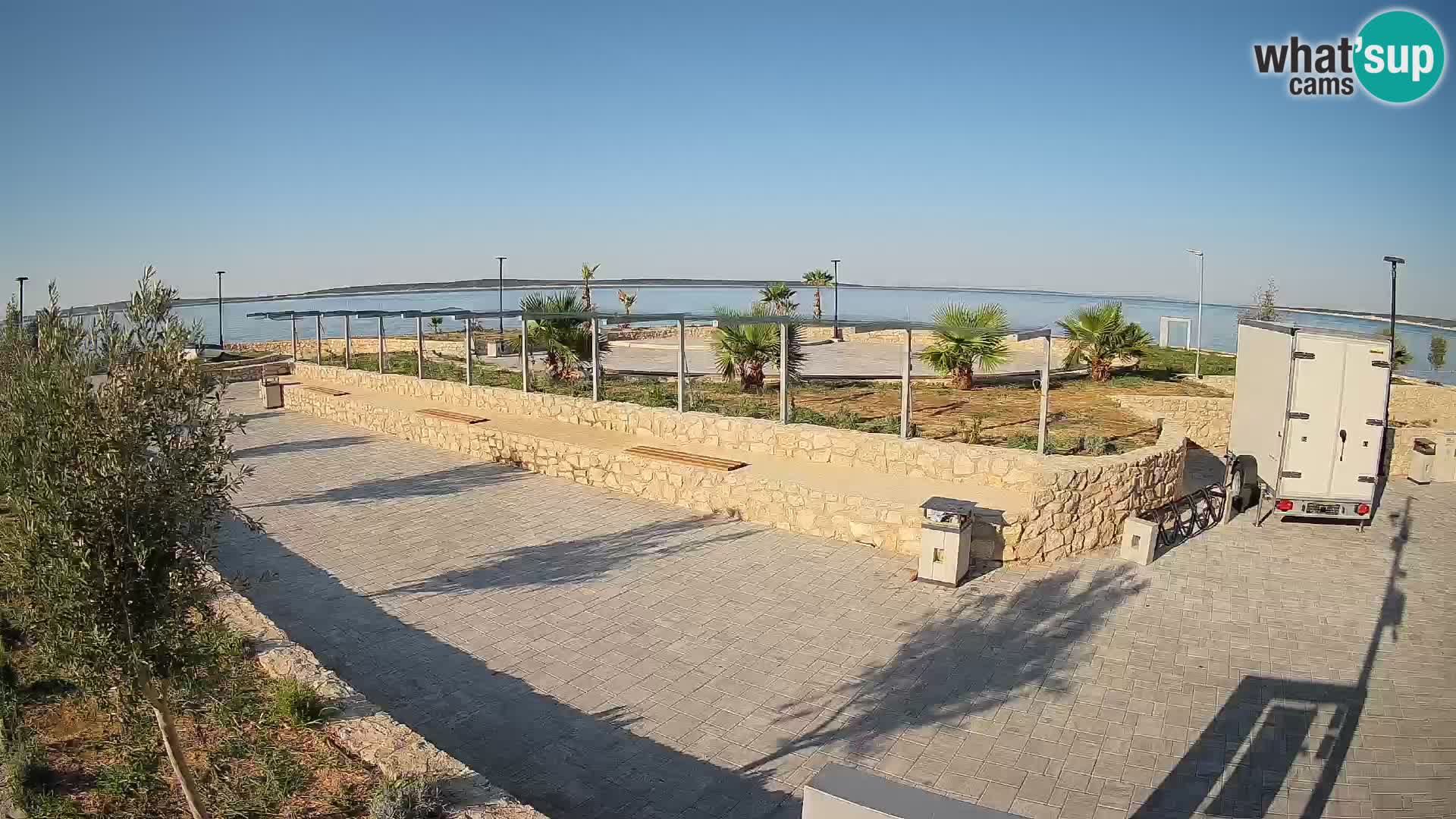 Webcam Mandre – Scène estivale Velika điga | Île de Pag