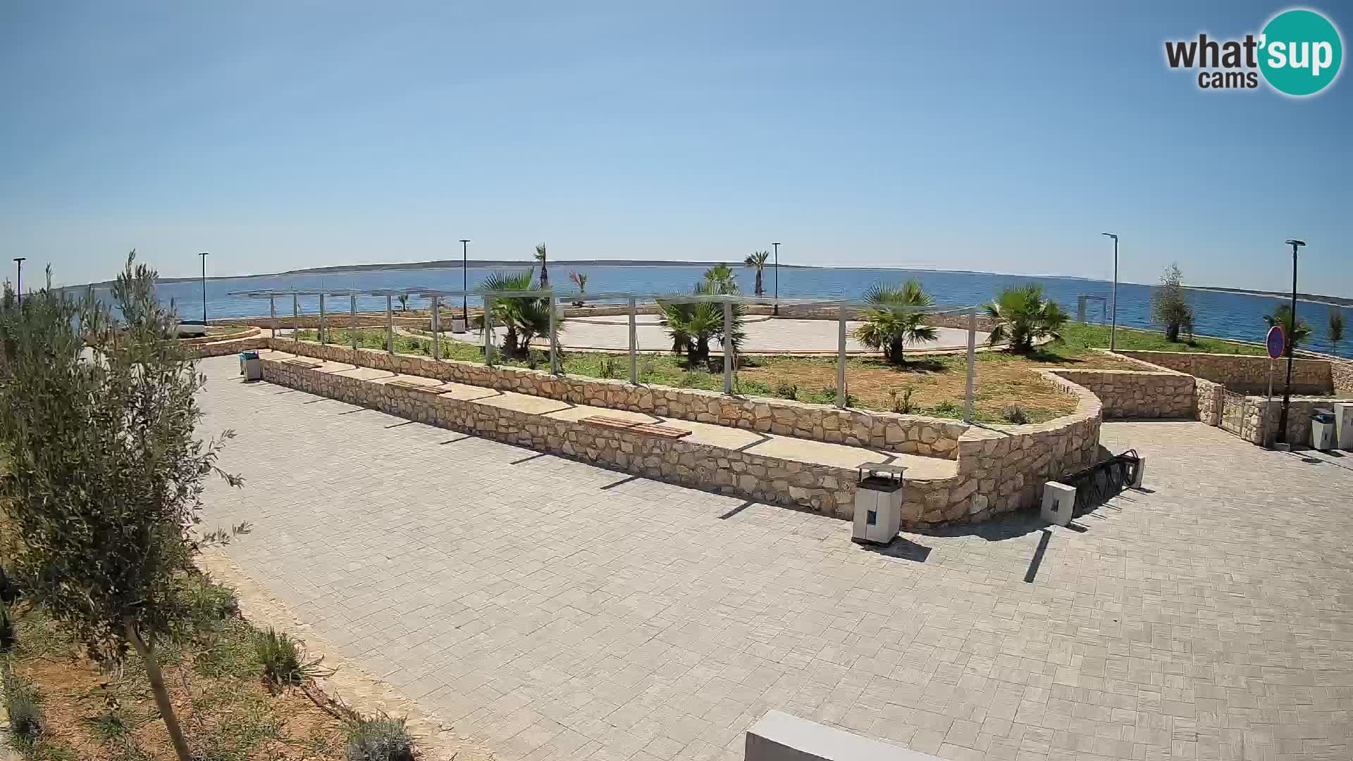 Mandre Summer Stage Webcam – Velika điga | Pag Island