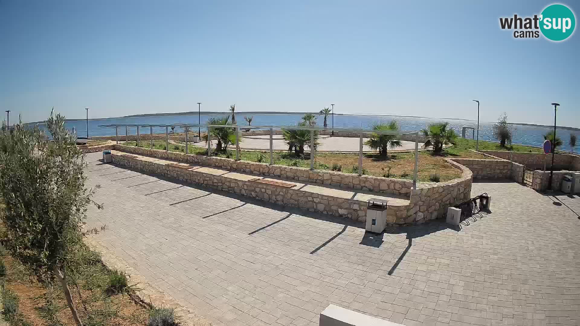 Webcam Mandre – Escenario de verano Velika điga | Isla de Pag