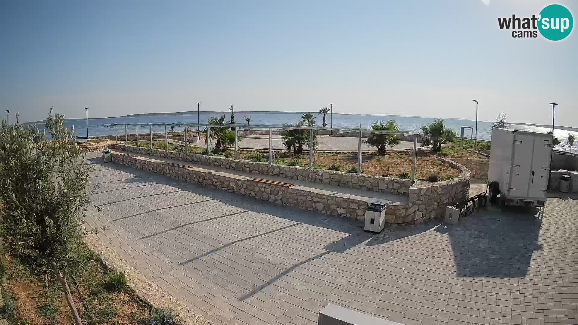Mandre Summer Stage Webcam – Velika điga | Pag Island