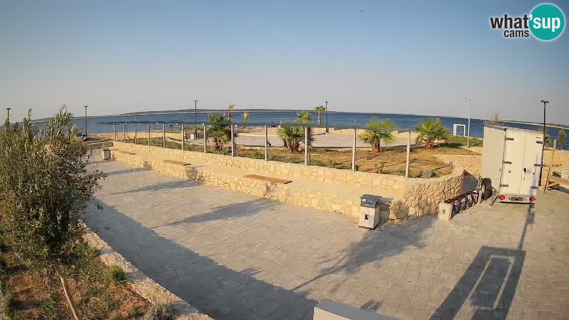 Mandre Summer Stage Webcam – Velika điga | Pag Island