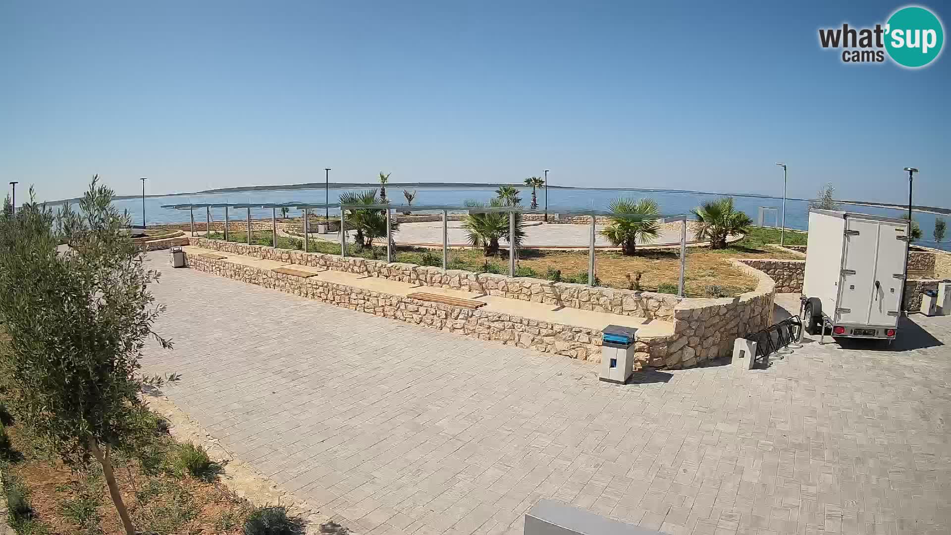 Webcam Mandre – Scène estivale Velika điga | Île de Pag