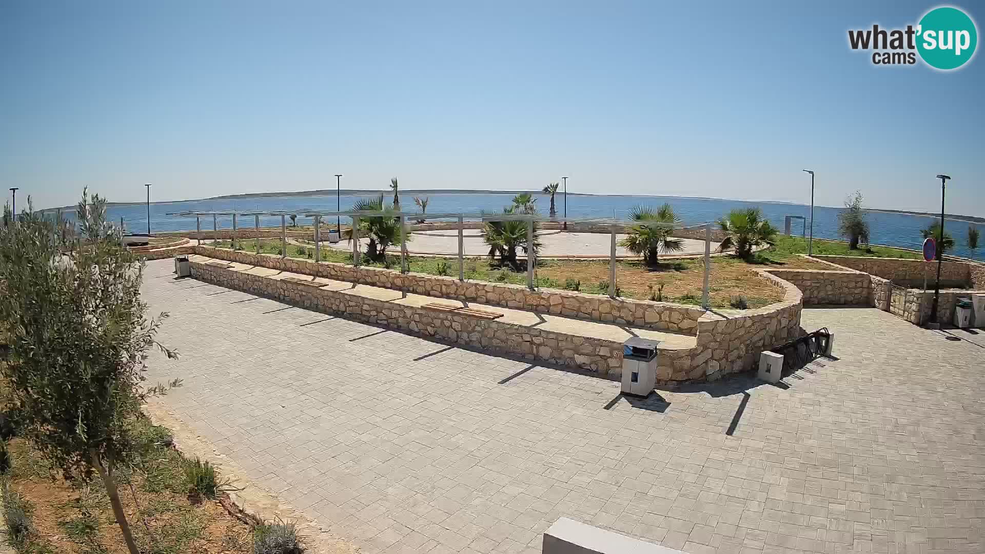 Mandre Summer Stage Webcam – Velika điga | Pag Island