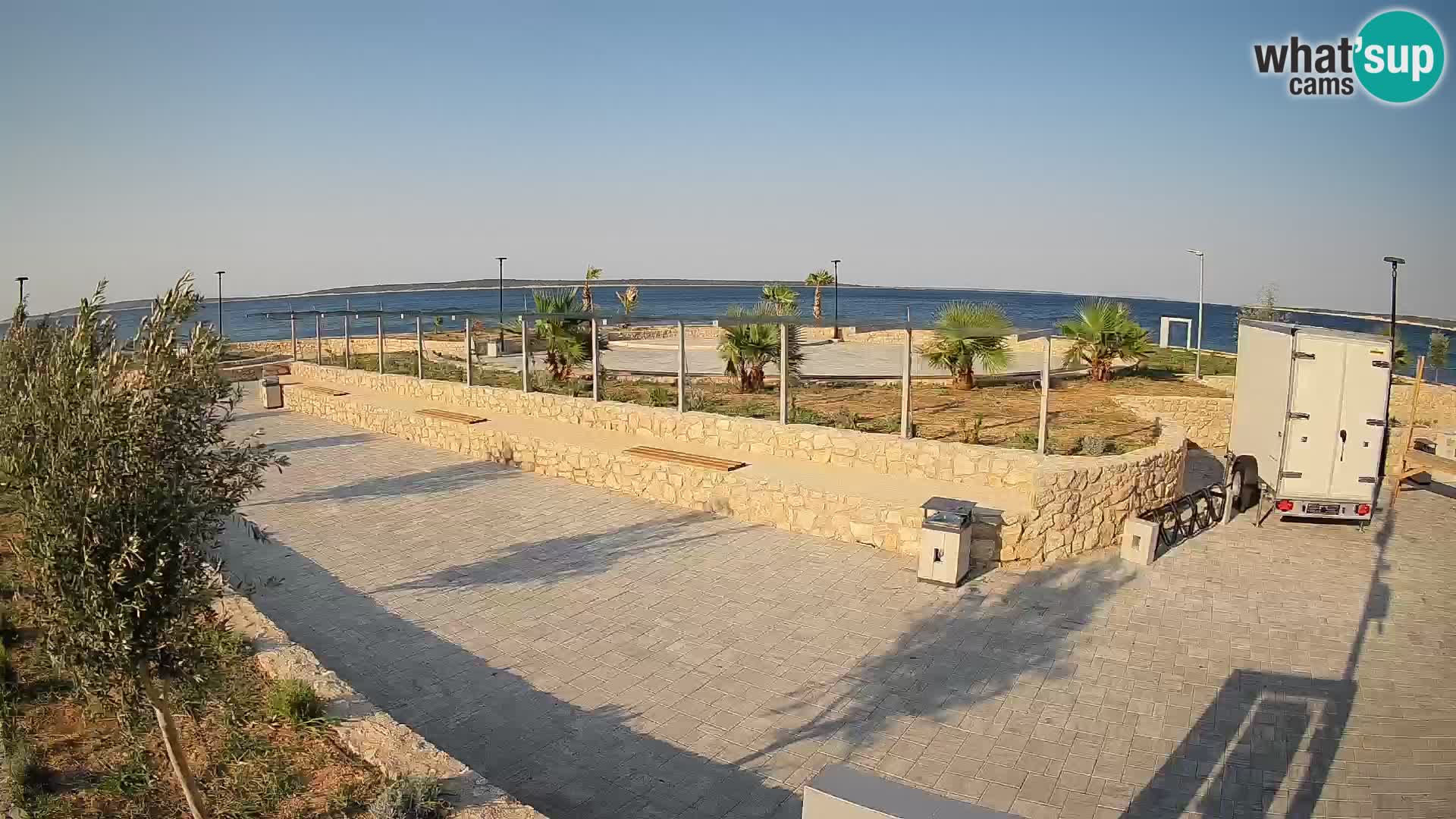 Webcam Mandre – Palco estivo Velika điga | Isola di Pag