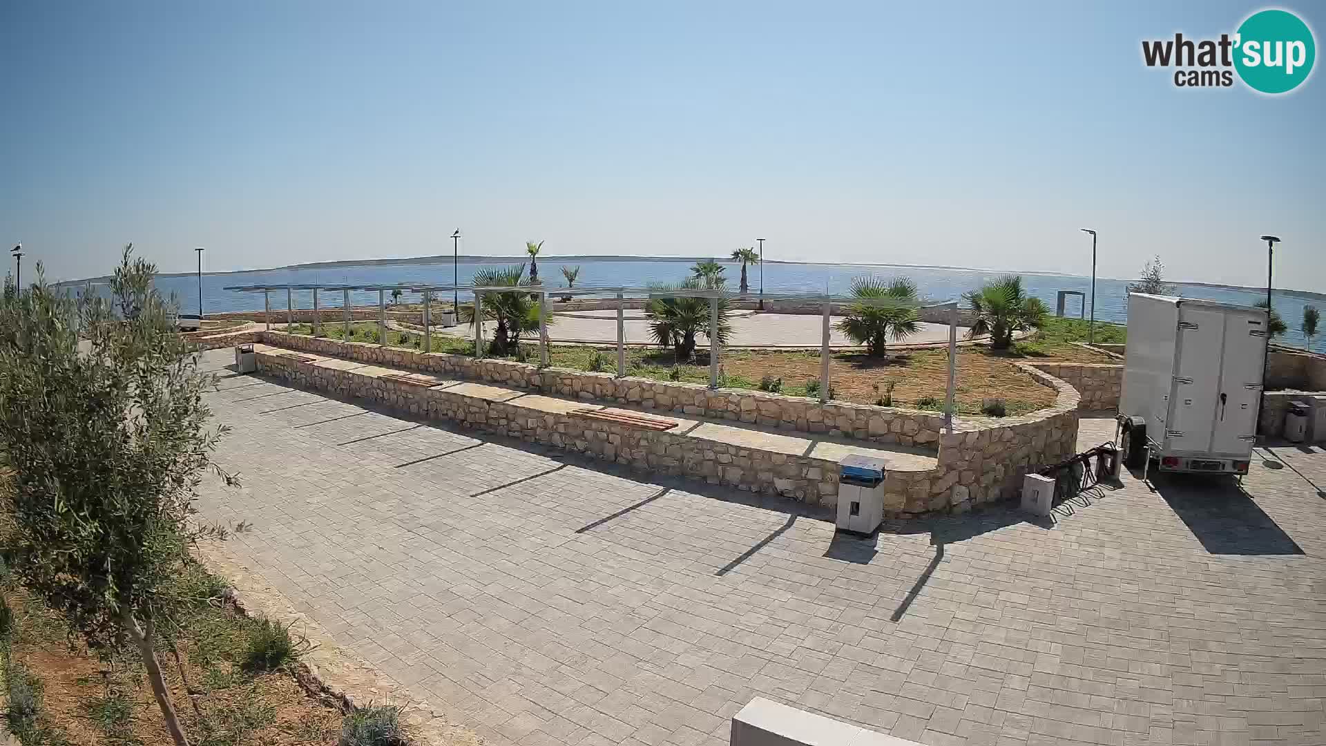 Mandre Summer Stage Webcam – Velika điga | Pag Island