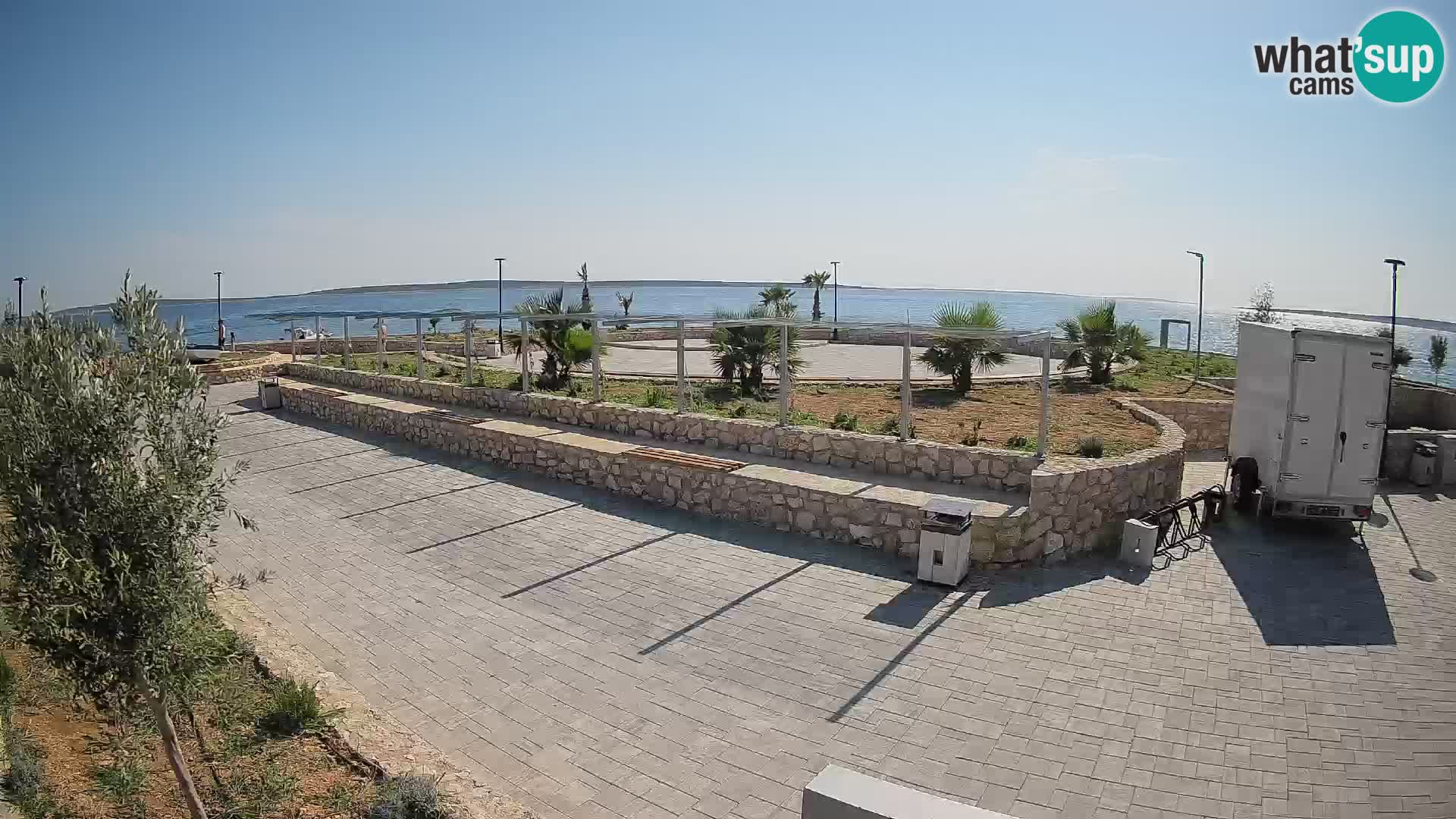 Webcam Mandre – Scène estivale Velika điga | Île de Pag