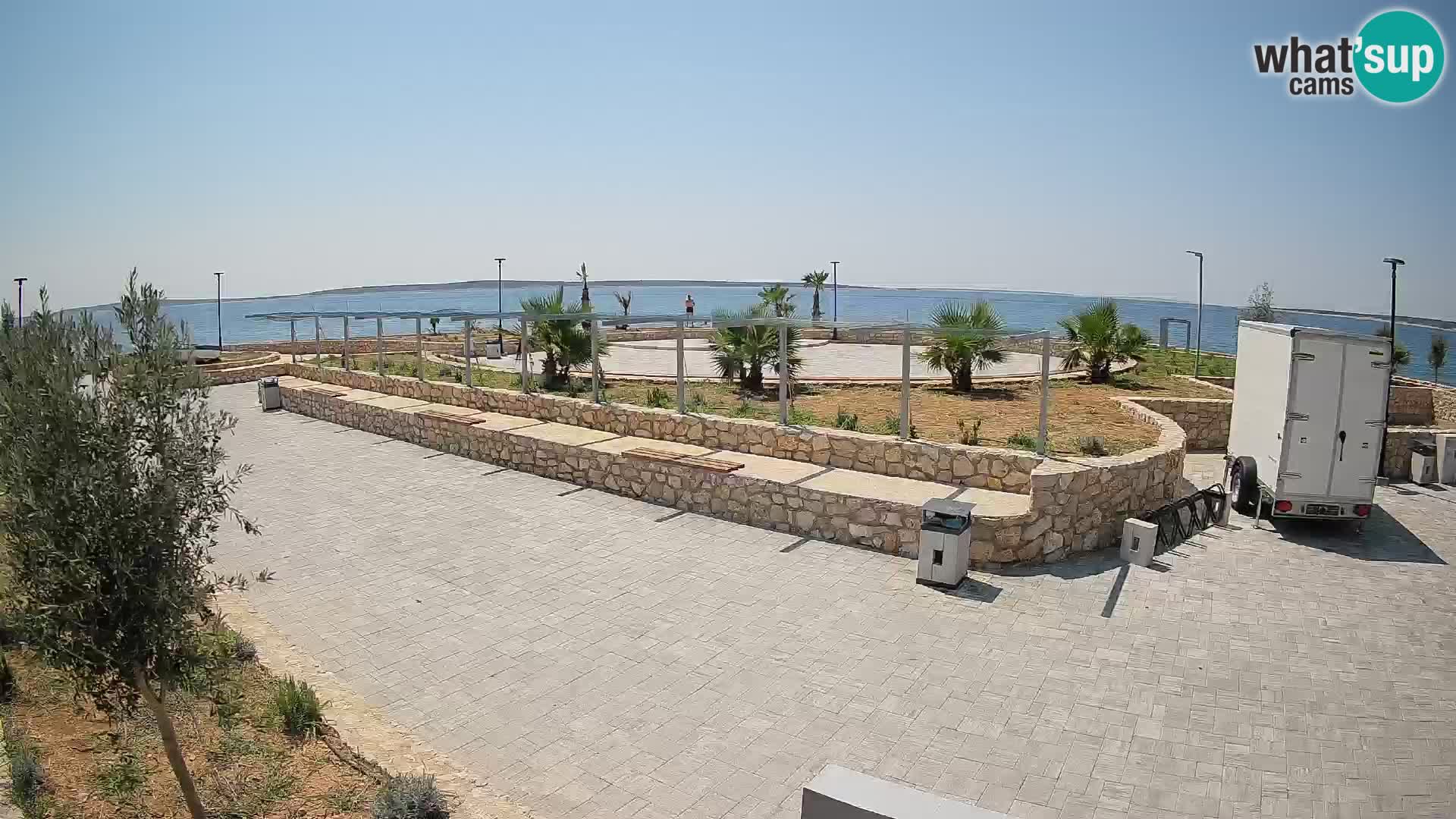 Mandre Summer Stage Webcam – Velika điga | Pag Island