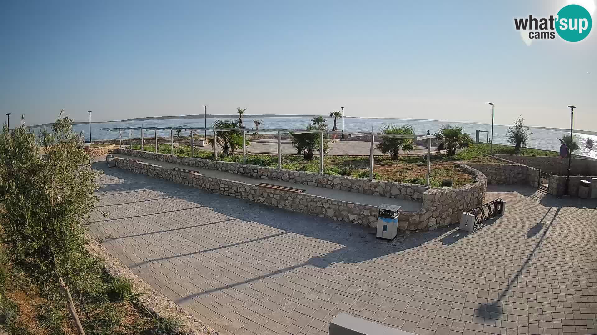 Webcam Mandre – Escenario de verano Velika điga | Isla de Pag
