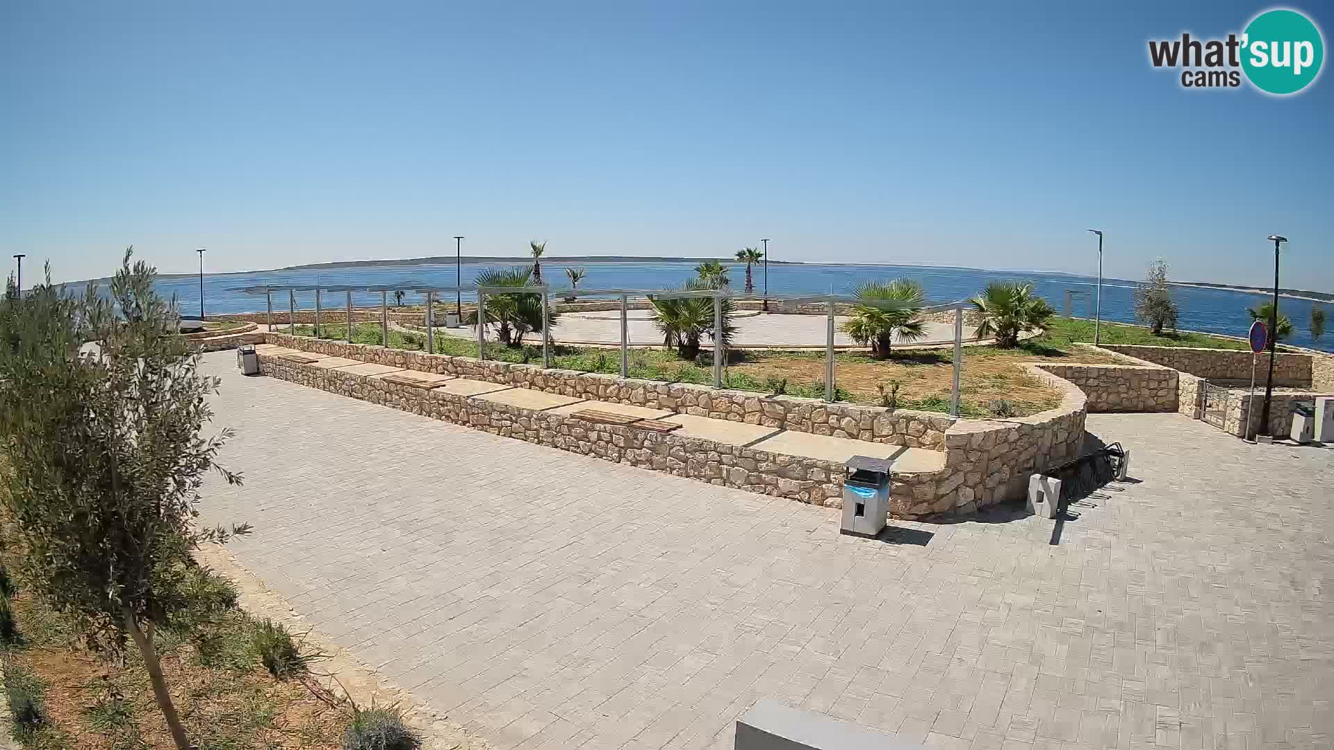 Webcam Mandre – Escenario de verano Velika điga | Isla de Pag