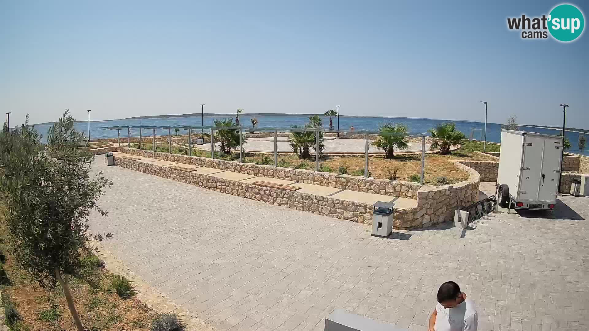 Webcam Mandre – Palco estivo Velika điga | Isola di Pag