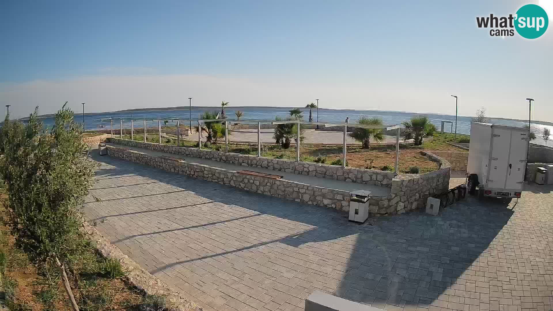 Webcam Mandre – Palco estivo Velika điga | Isola di Pag