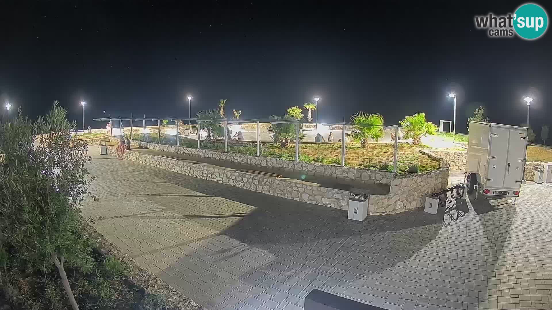 Webcam Mandre – Scène estivale Velika điga | Île de Pag