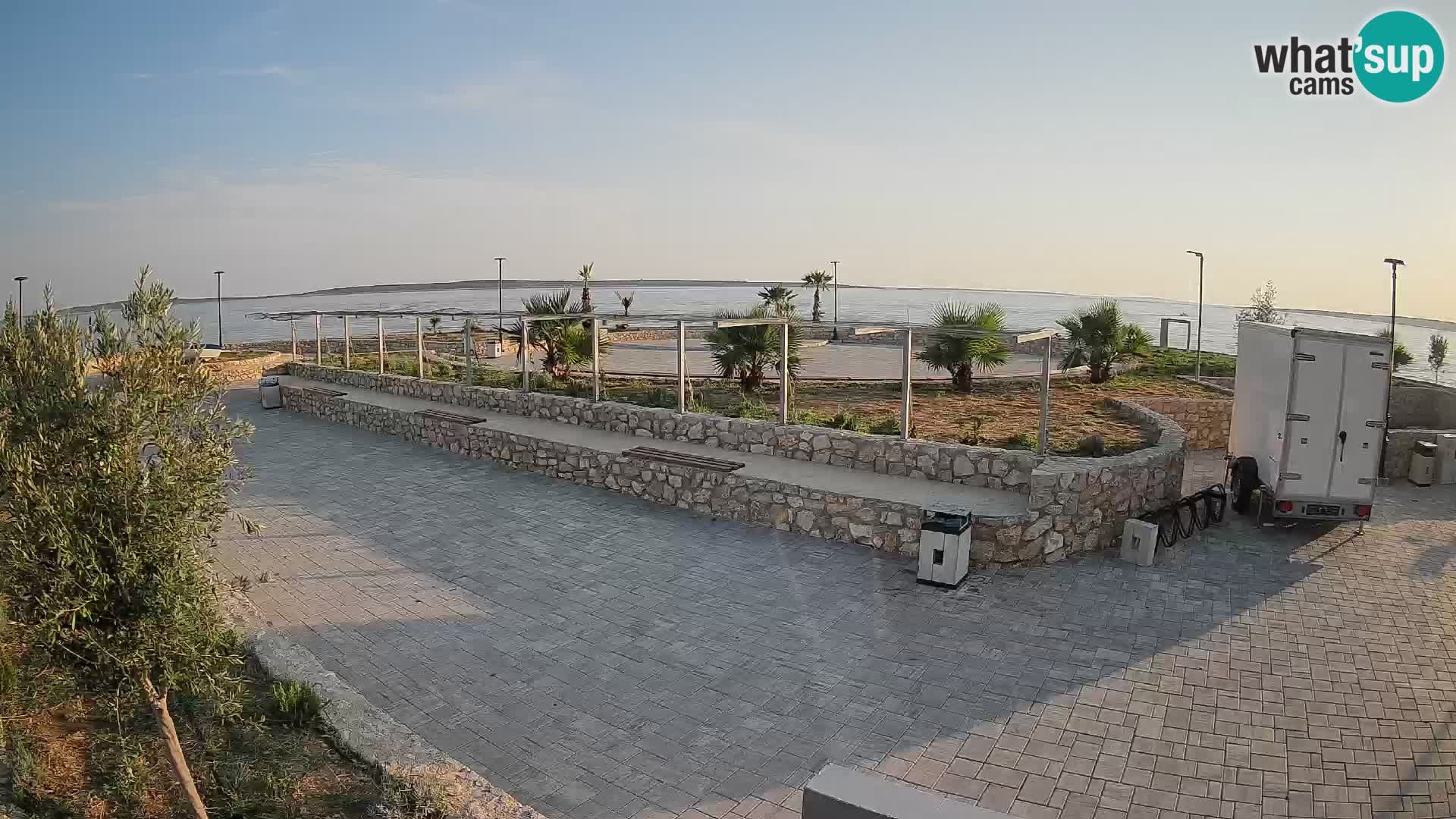 Webcam Mandre – Scène estivale Velika điga | Île de Pag