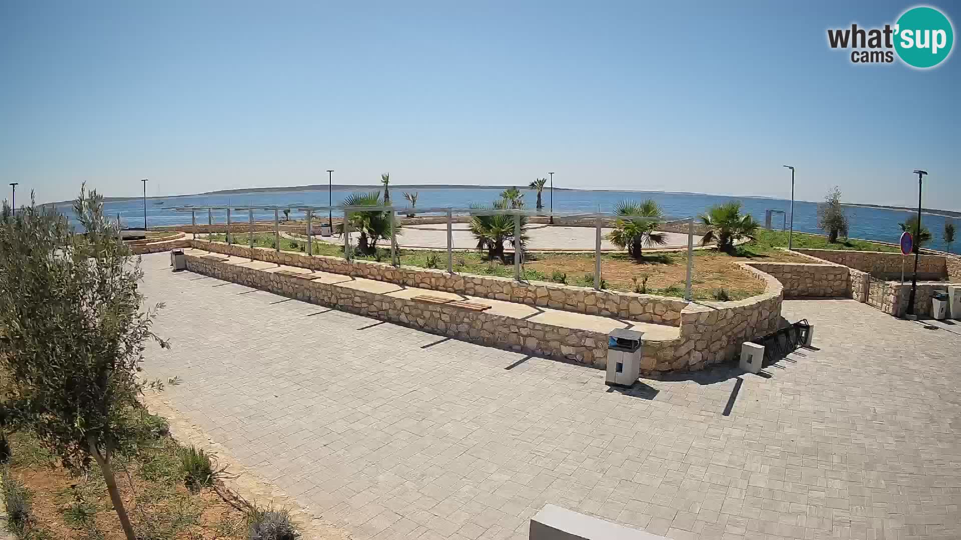 Webcam Mandre – Escenario de verano Velika điga | Isla de Pag