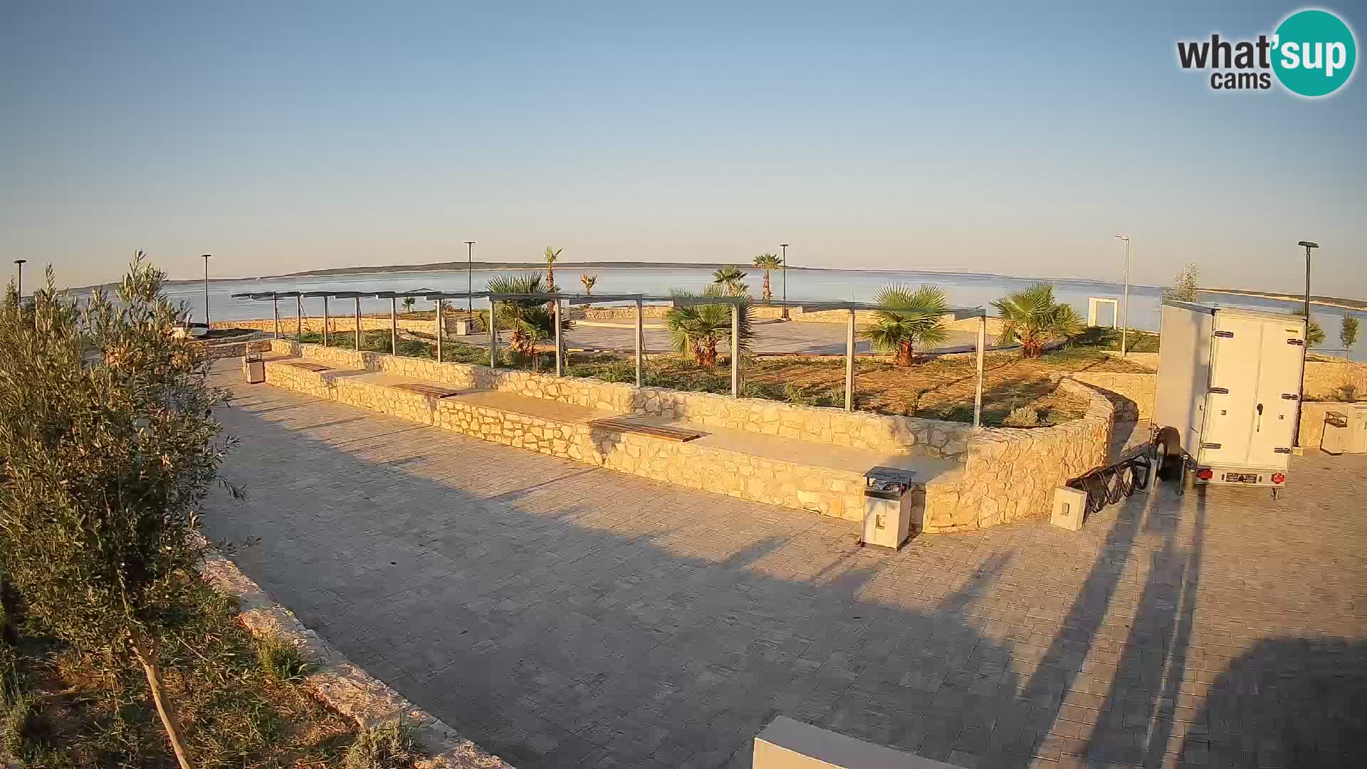 Webcam Mandre – Palco estivo Velika điga | Isola di Pag
