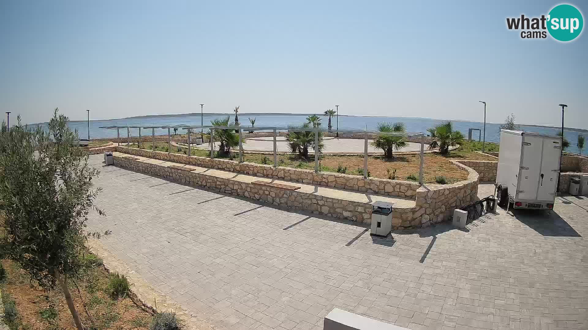 Webcam Mandre – Palco estivo Velika điga | Isola di Pag