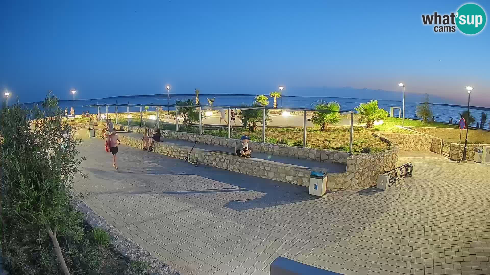 Webcam Mandre – Escenario de verano Velika điga | Isla de Pag