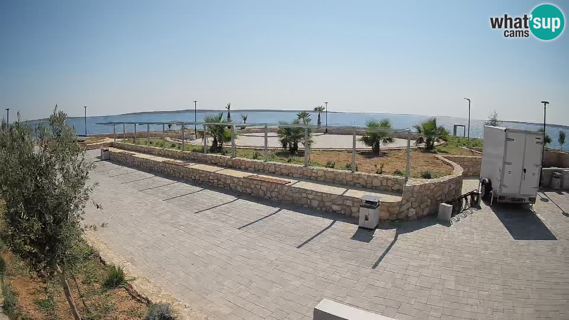 Webcam Mandre – Scène estivale Velika điga | Île de Pag