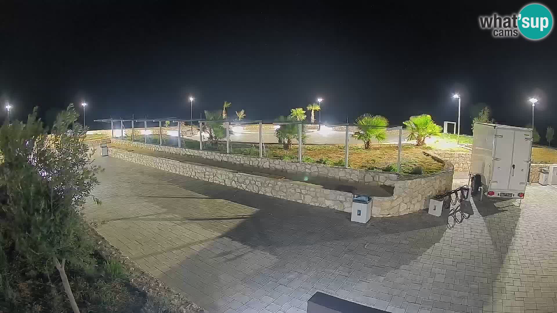 Webcam Mandre – Palco estivo Velika điga | Isola di Pag