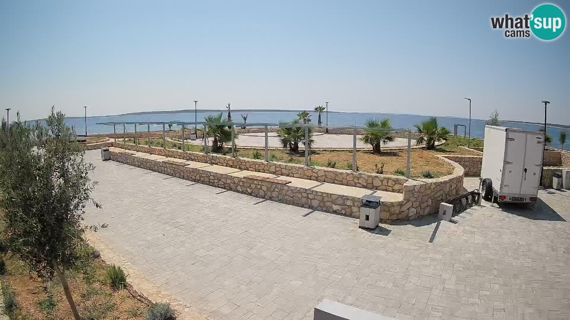 Webcam Mandre – Scène estivale Velika điga | Île de Pag