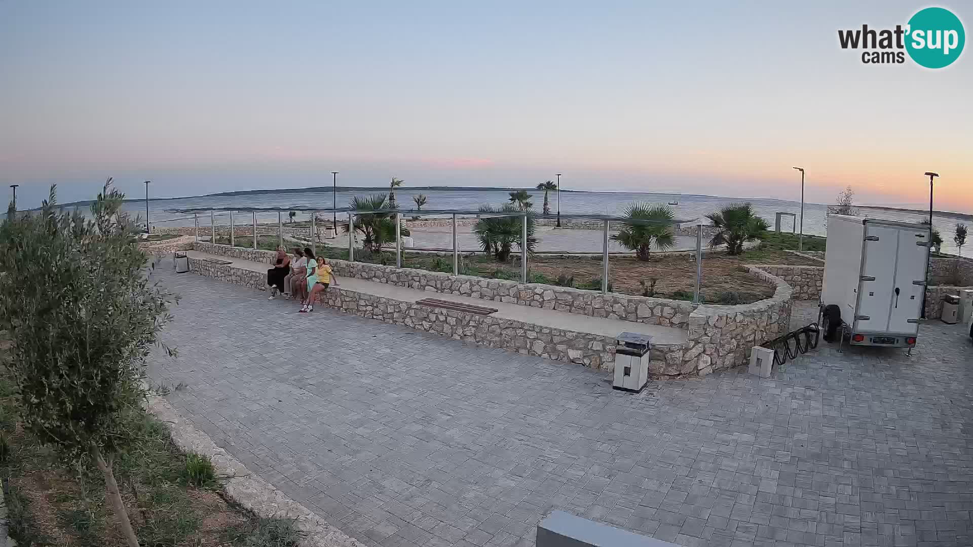 Webcam Mandre – Scène estivale Velika điga | Île de Pag