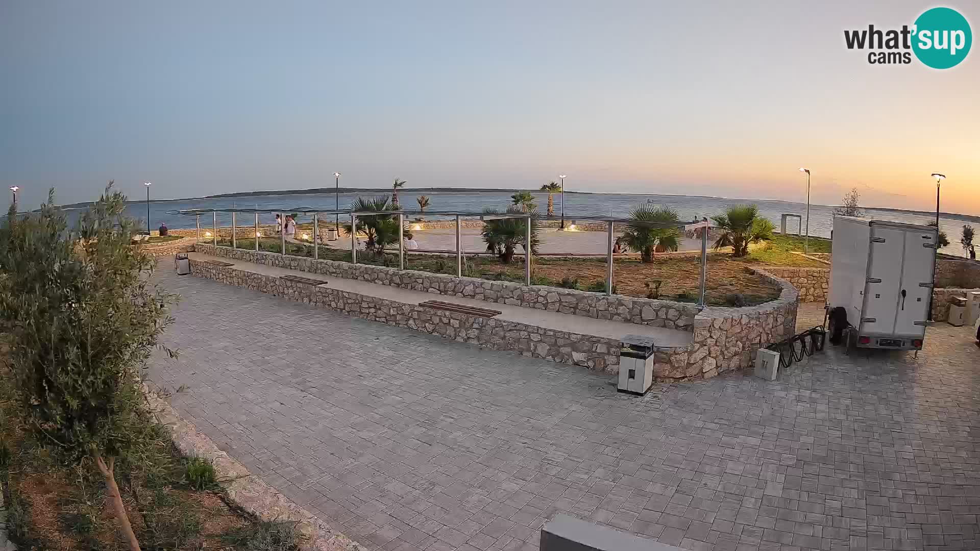Webcam Mandre – Scène estivale Velika điga | Île de Pag