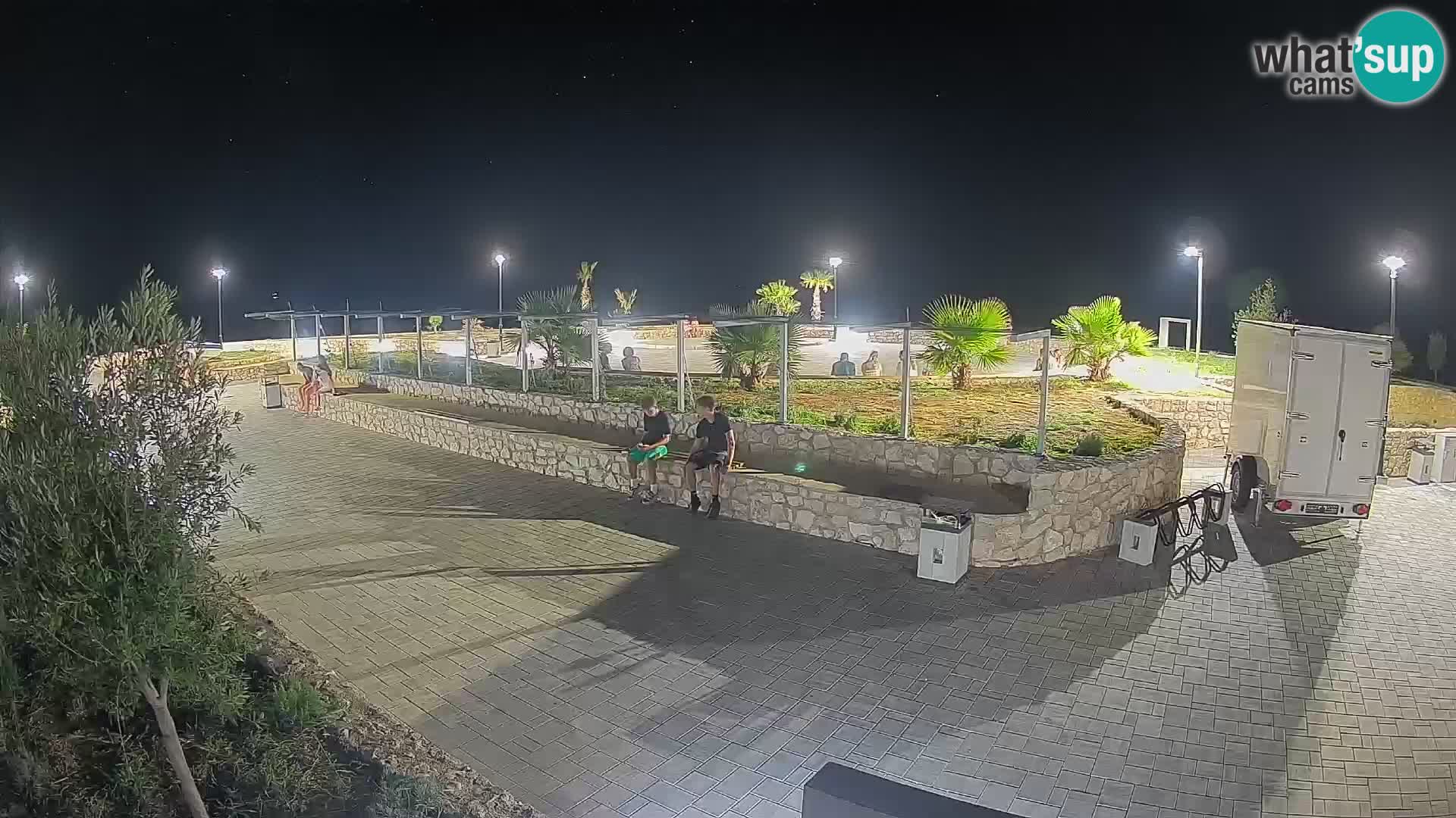 Mandre Summer Stage Webcam – Velika điga | Pag Island