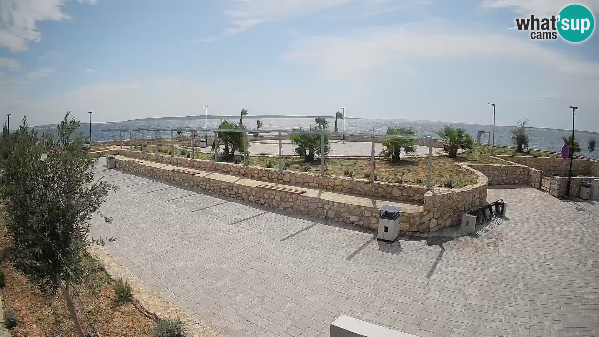 Webcam Mandre – Escenario de verano Velika điga | Isla de Pag