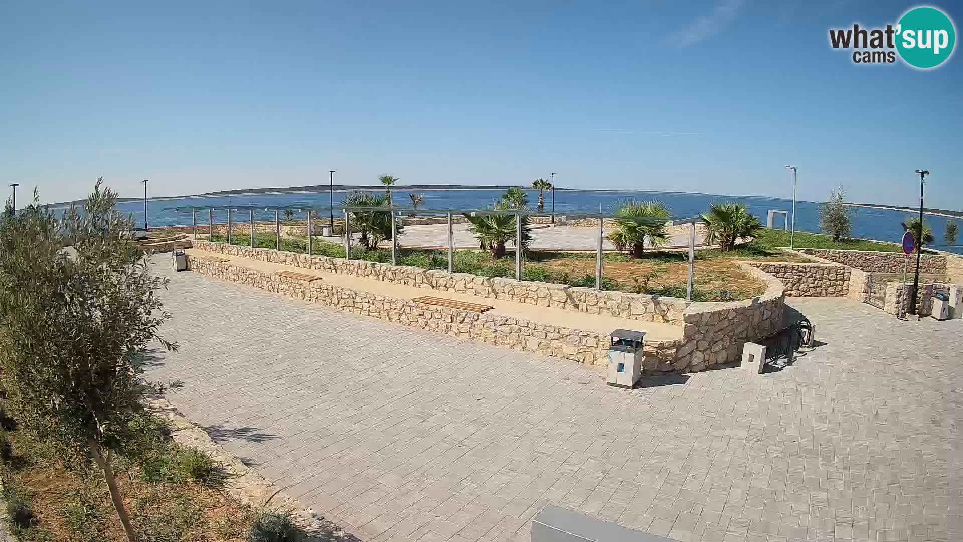 Webcam Mandre – Palco estivo Velika điga | Isola di Pag