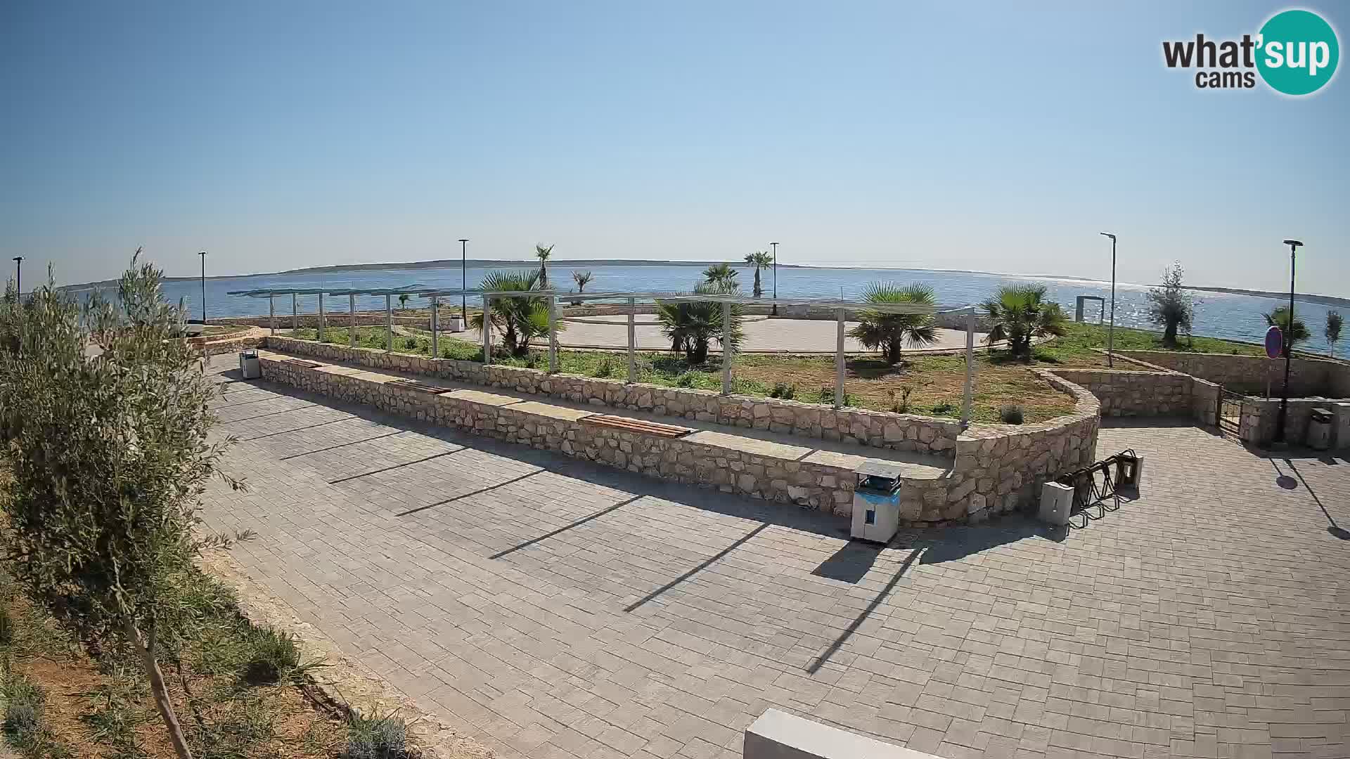 Webcam Mandre – Escenario de verano Velika điga | Isla de Pag