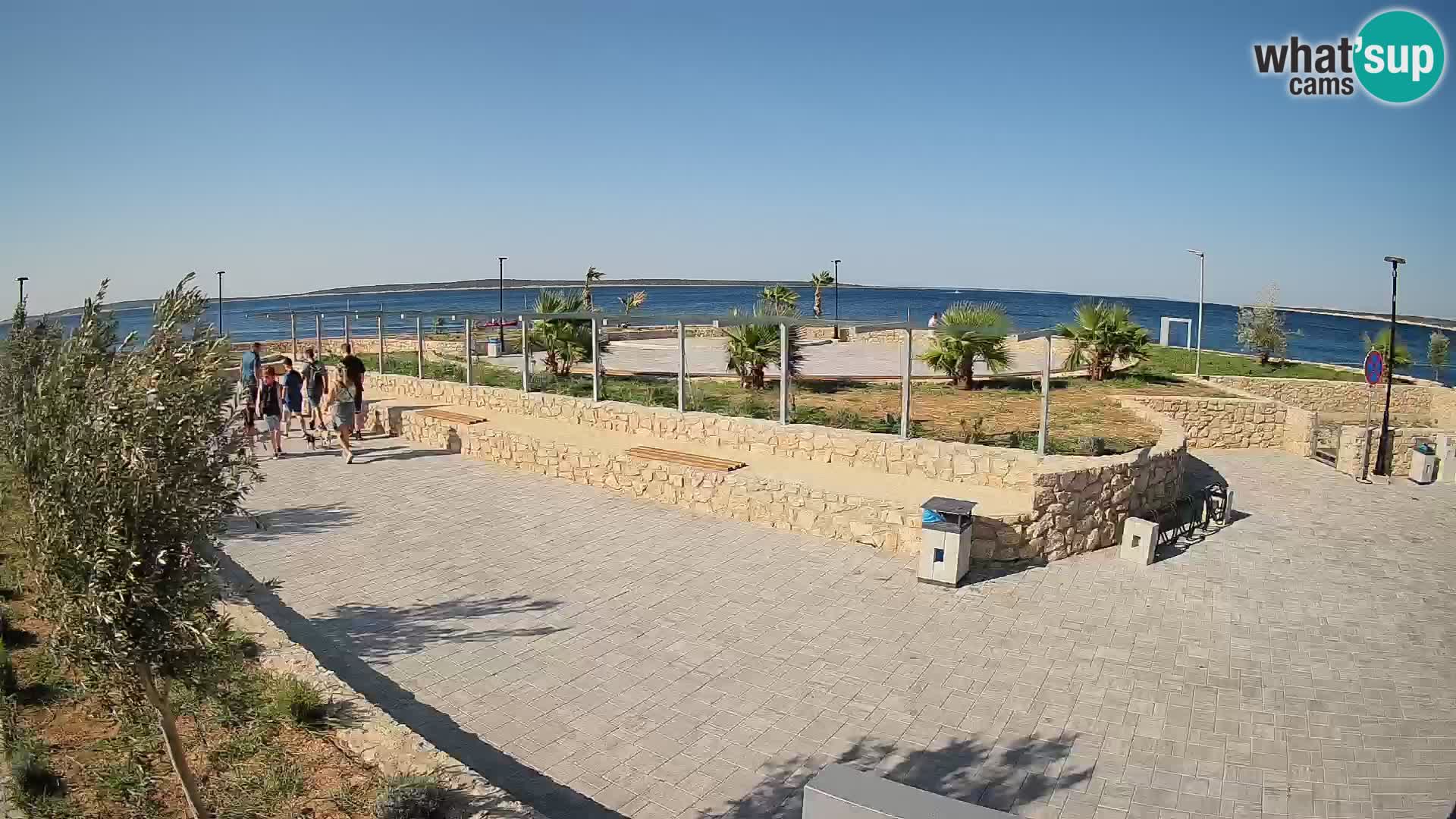 Webcam Mandre – Scène estivale Velika điga | Île de Pag