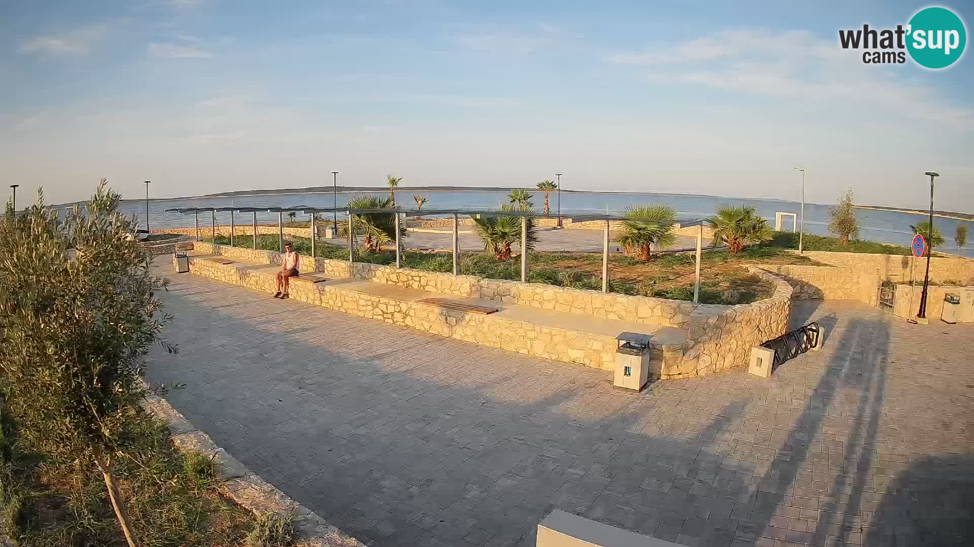 Webcam Mandre – Escenario de verano Velika điga | Isla de Pag