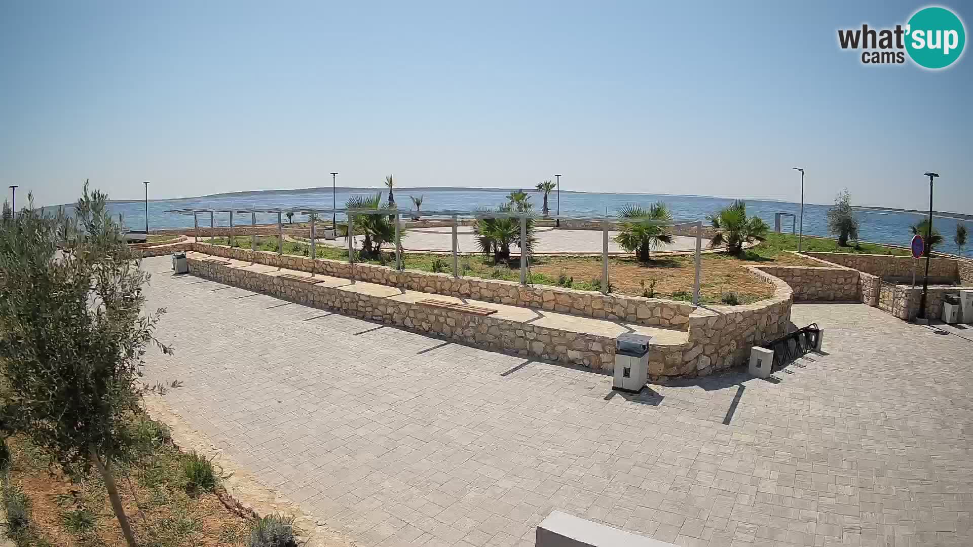 Webcam Mandre – Escenario de verano Velika điga | Isla de Pag