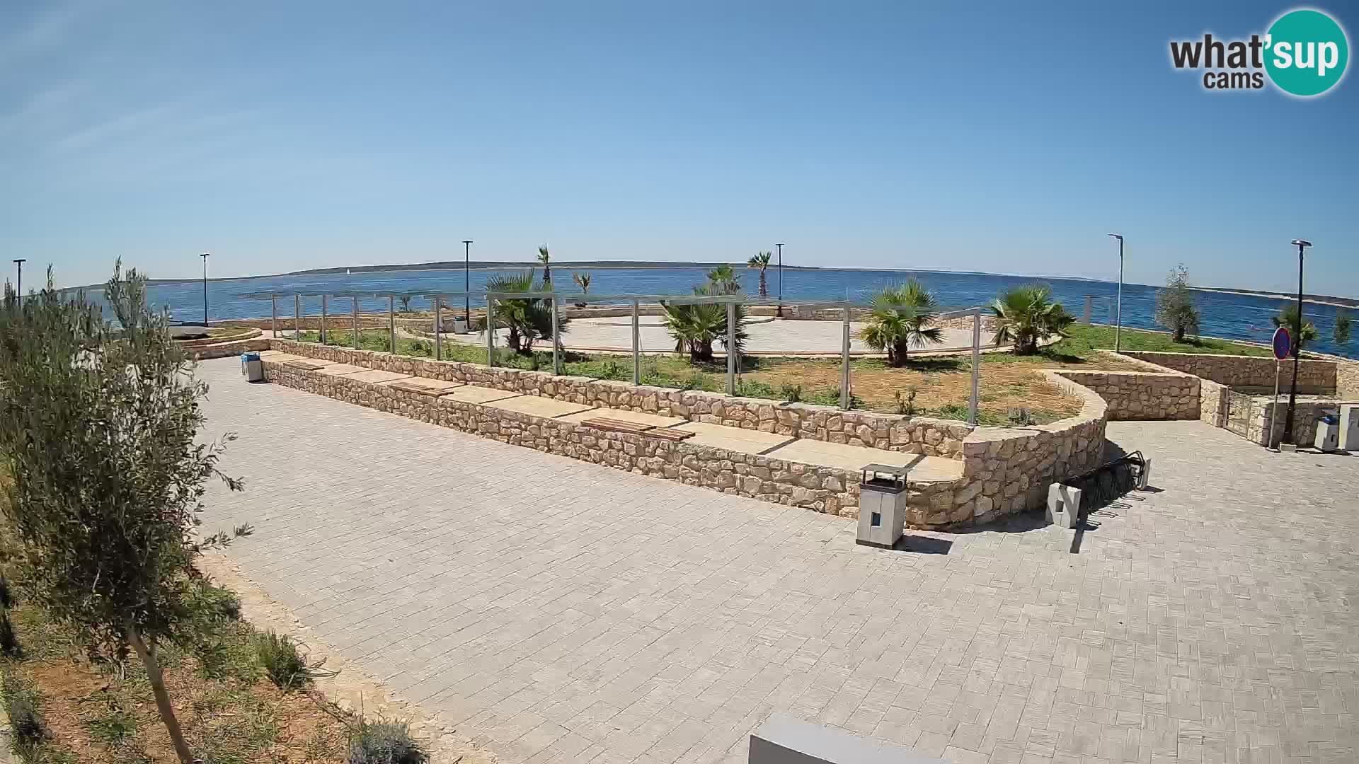 Webcam Mandre – Escenario de verano Velika điga | Isla de Pag